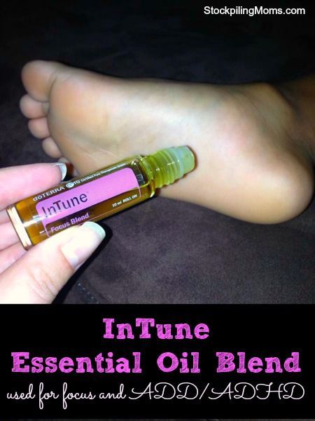 InTune Essential Oil Blend can be used for focus and ADD/ADHD (this natural remedy works).