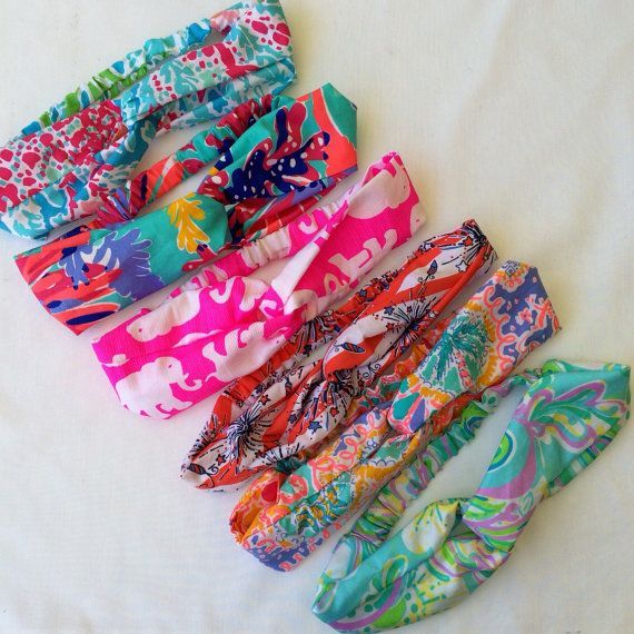 Lilly Pulitzer Turban Headbands by FabricBowsforDays on Etsy