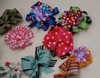 Little Birdie Secrets: how to make a hair bow… dont think the one she did but other tutorials that look good.