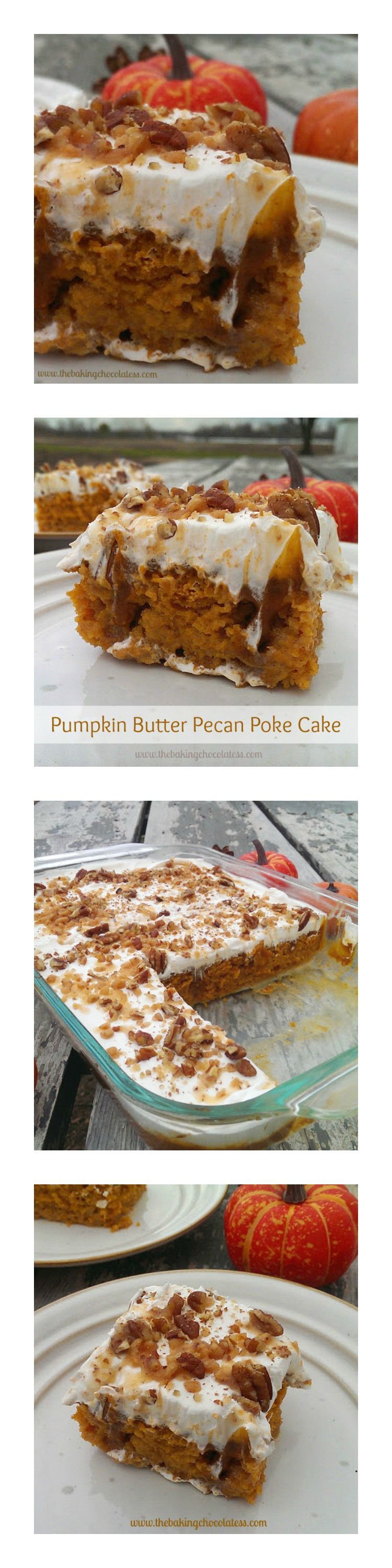 Pumpkin Butter Pecan Poke Cake Recipe
