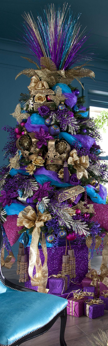 Purple Christmas – I like it! Id never “do” it, but the inner artist in me appreciates the creativity in this design.