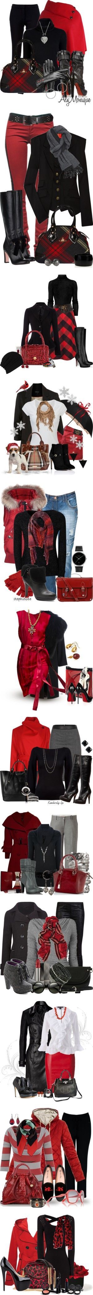 “Red and Black Contest” by jackie22  liked on Polyvore