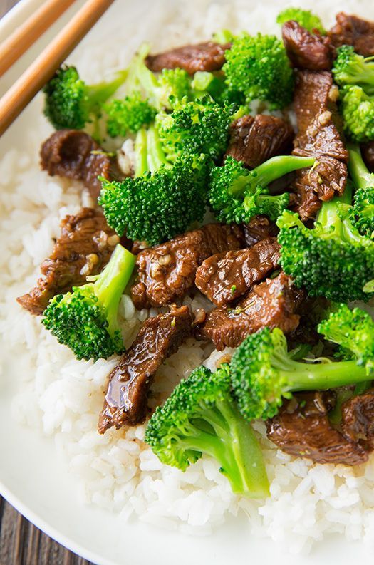 Slow Cooker Beef and Broccoli – only takes about 10 minutes prep and the slow cooker does the rest. So good!