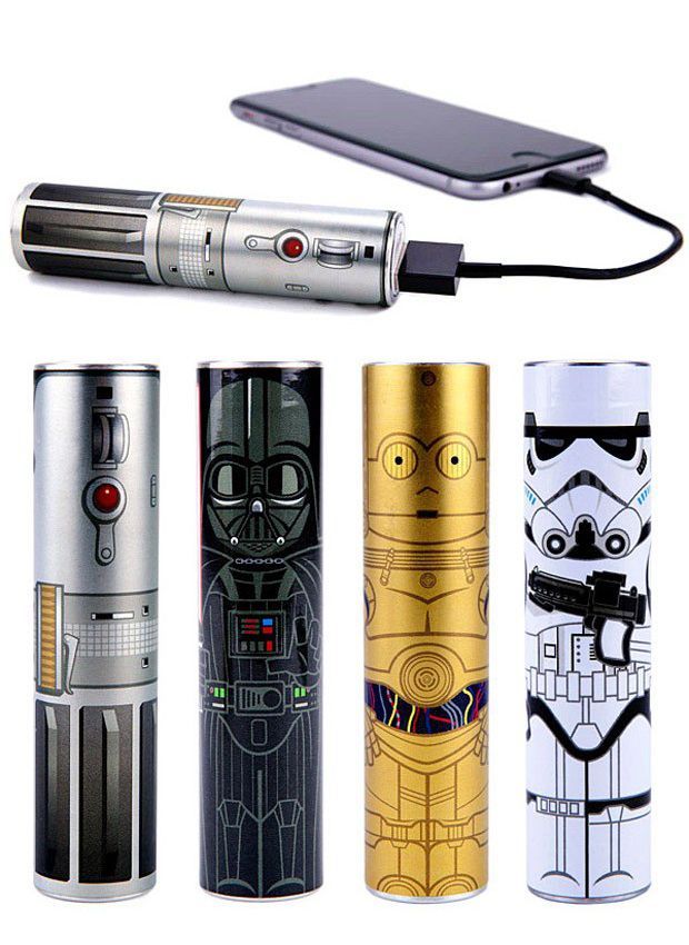 The Power of the Force is Strong in These Star Wars PowerTube Batteries