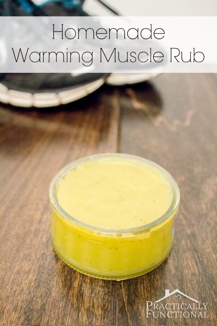 This homemade warming muscle rub is perfect for sore achy muscles! Like IcyHot or Bengay but it doesnt smell bad!