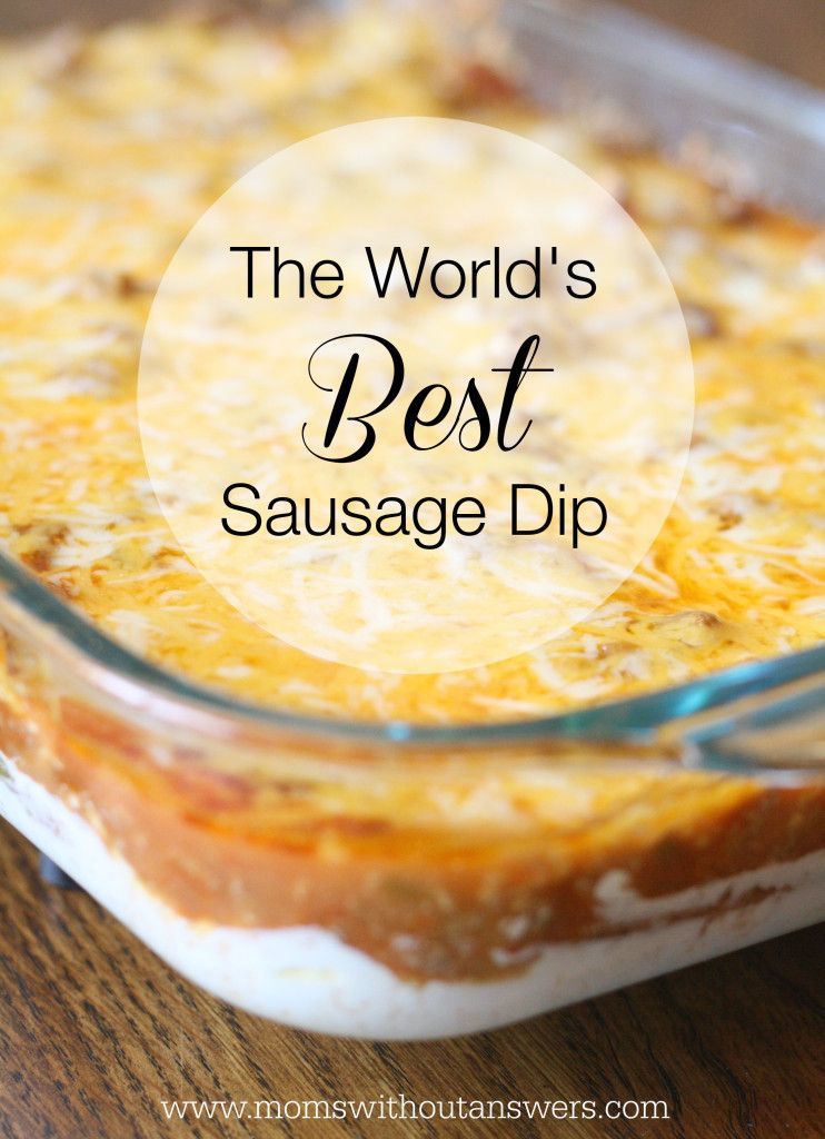 This Worlds Best Sausage Dip is sure to be a party favorite. Quick and easy recipe will be your new party go to that your friends