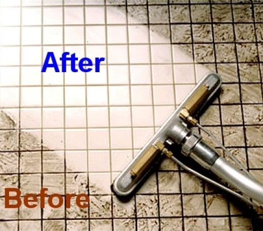 Tile Floor Cleaner – Sprinkle baking soda on tile then spray mixture of 1/2c hydrogen peroxide & 1c warm water. Soak for 10 mins.