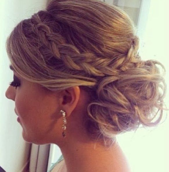 Updos with Braids – Prom Hairstyle 2015