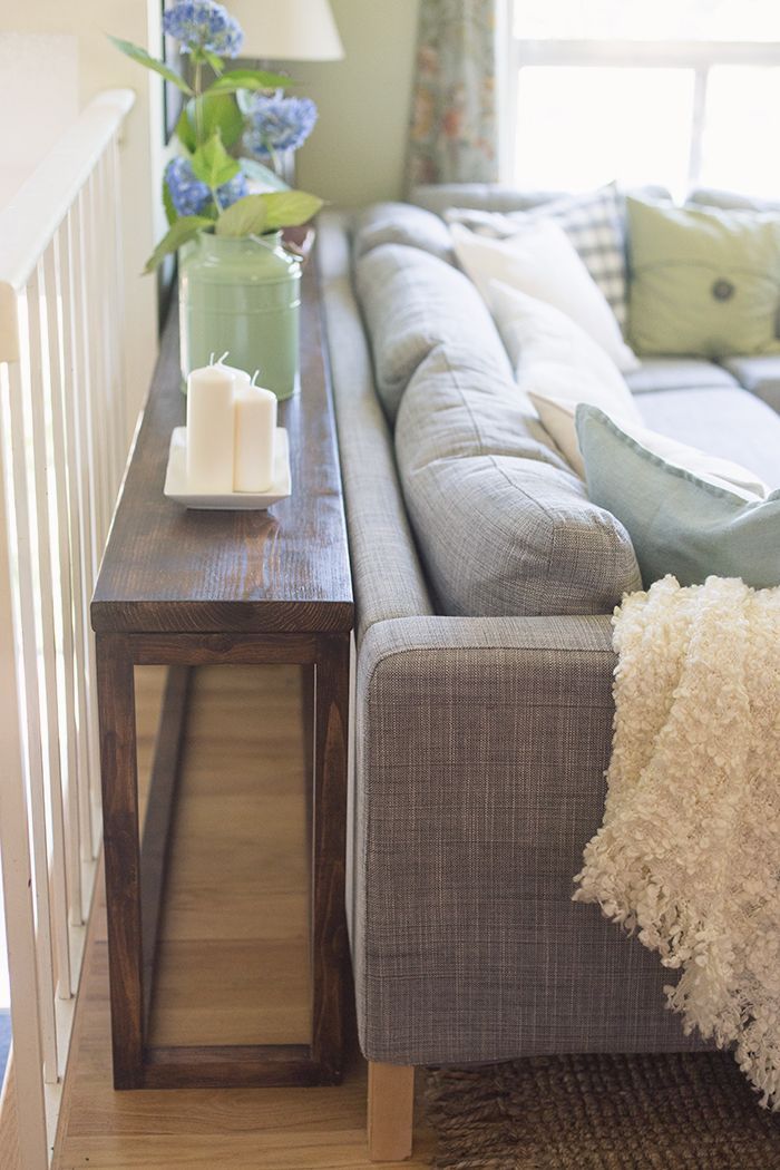 $30 DIY Sofa/Console Table Tutorial | Jenna Sue Design Blog