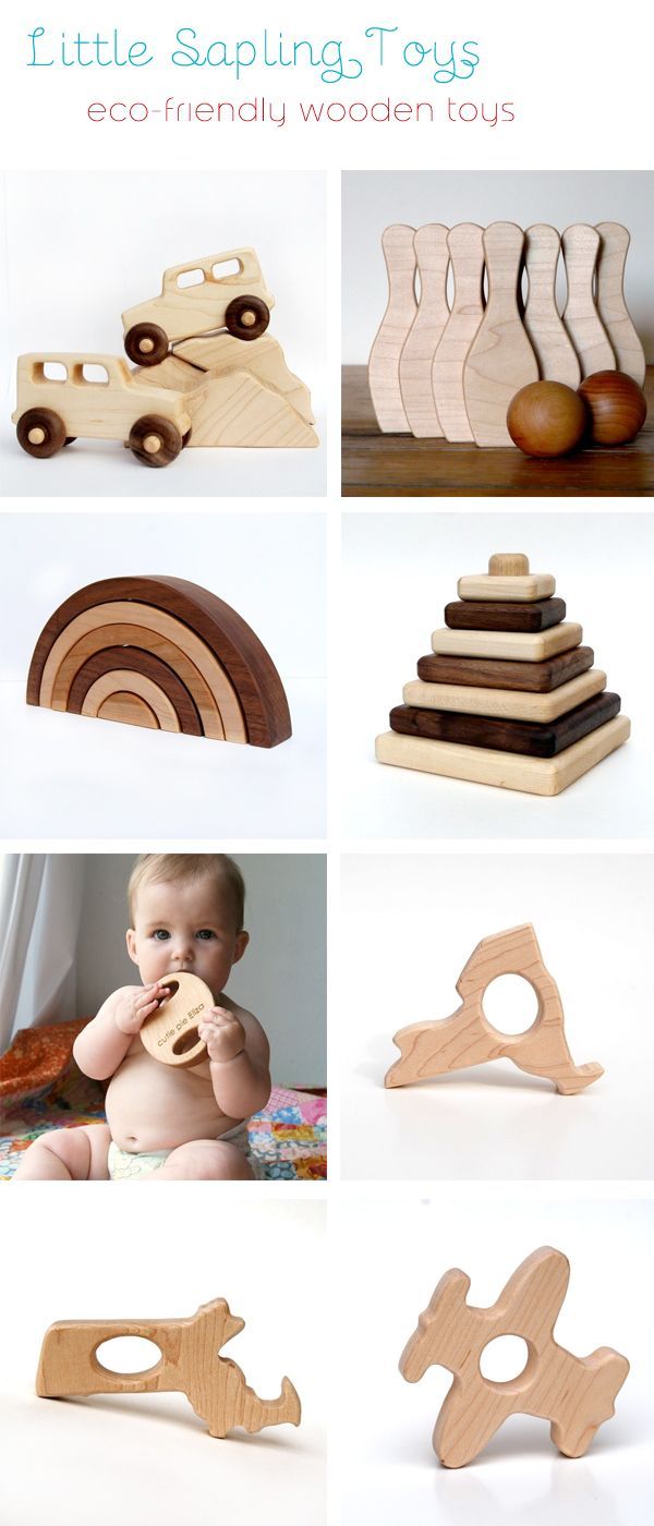 adorable eco-friendly wood toys #etsy