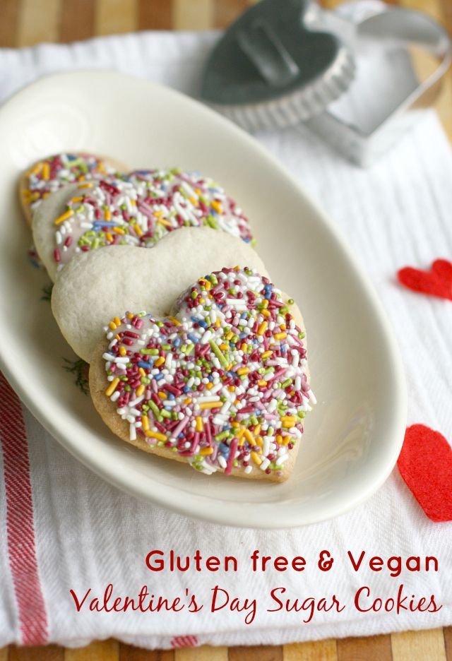 Allergy friendly Valentines Day sugar cookies