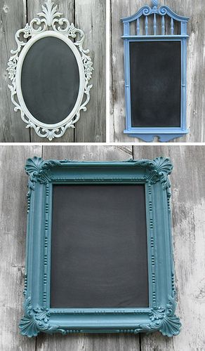 chalk board paint on frames or mirror ……42 Craft Project Ideas That are Easy to Make and Sell – Big DIY IDeas