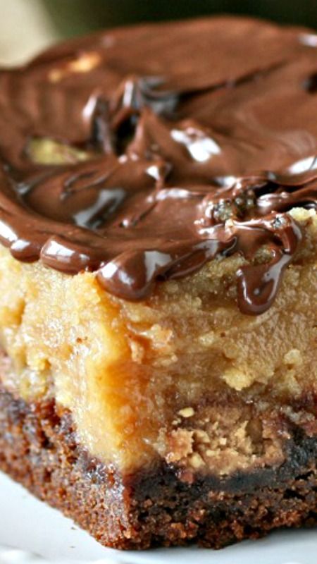 Chocolate Peanut Butter Ooey Gooey Butter Cake Recipe