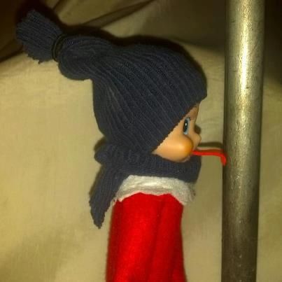 elf on the shelf idea…. The best one ever!!!