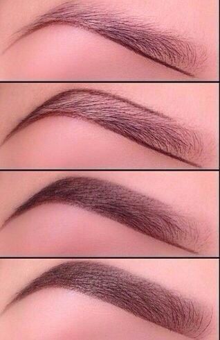Eyebrows tutorial step by step
