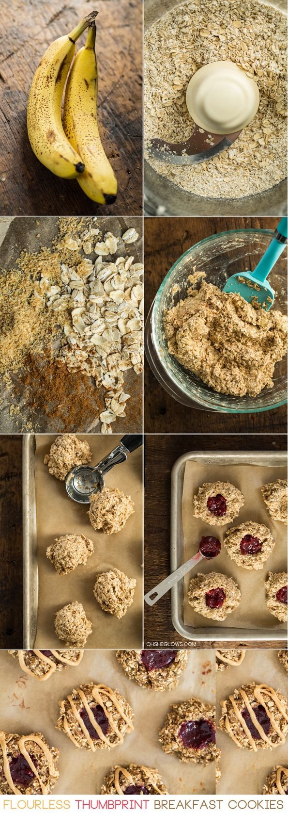 Flourless Thumbprint Breakfast Cookies (Vegan + GF) — Oh She Glows