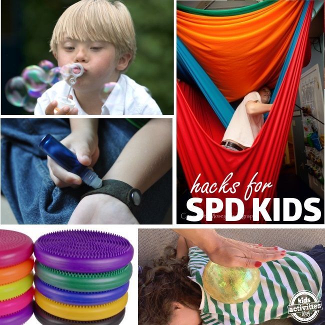 hacks tips and ideas for kids who have sensory processing disorder or spd