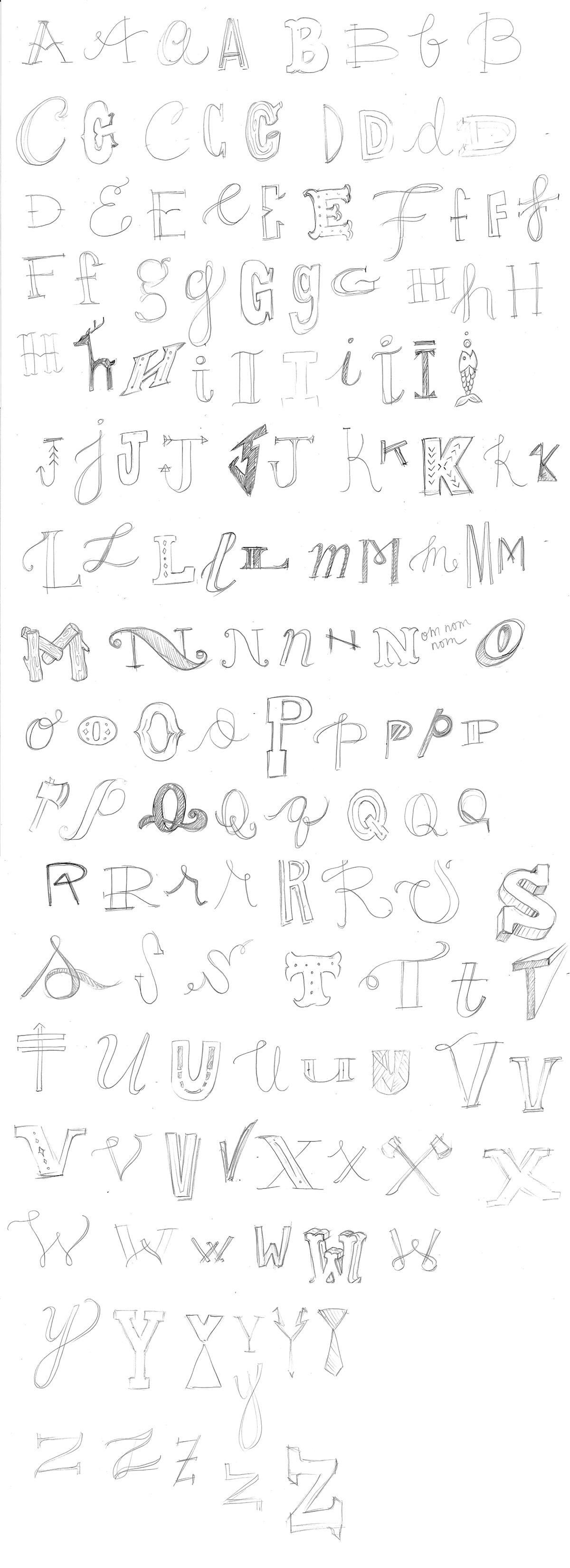 Hand-Lettering | Practice the Alphabet! by Angela Tomson – Skillshare