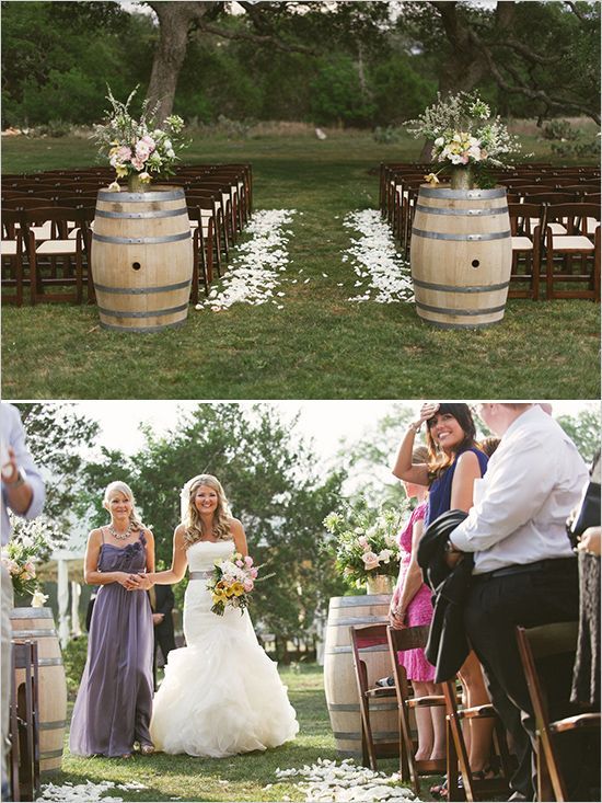 here comes the bride // rustic Texas Wedding // Maddy + Chris // wedding planner: The Simplifiers
