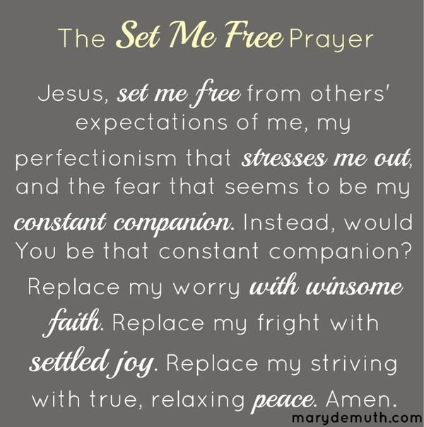 I’m angry and hurting and even though I don’t feel like praying right now, this prayer would be a good start. Maybe a simple “God
