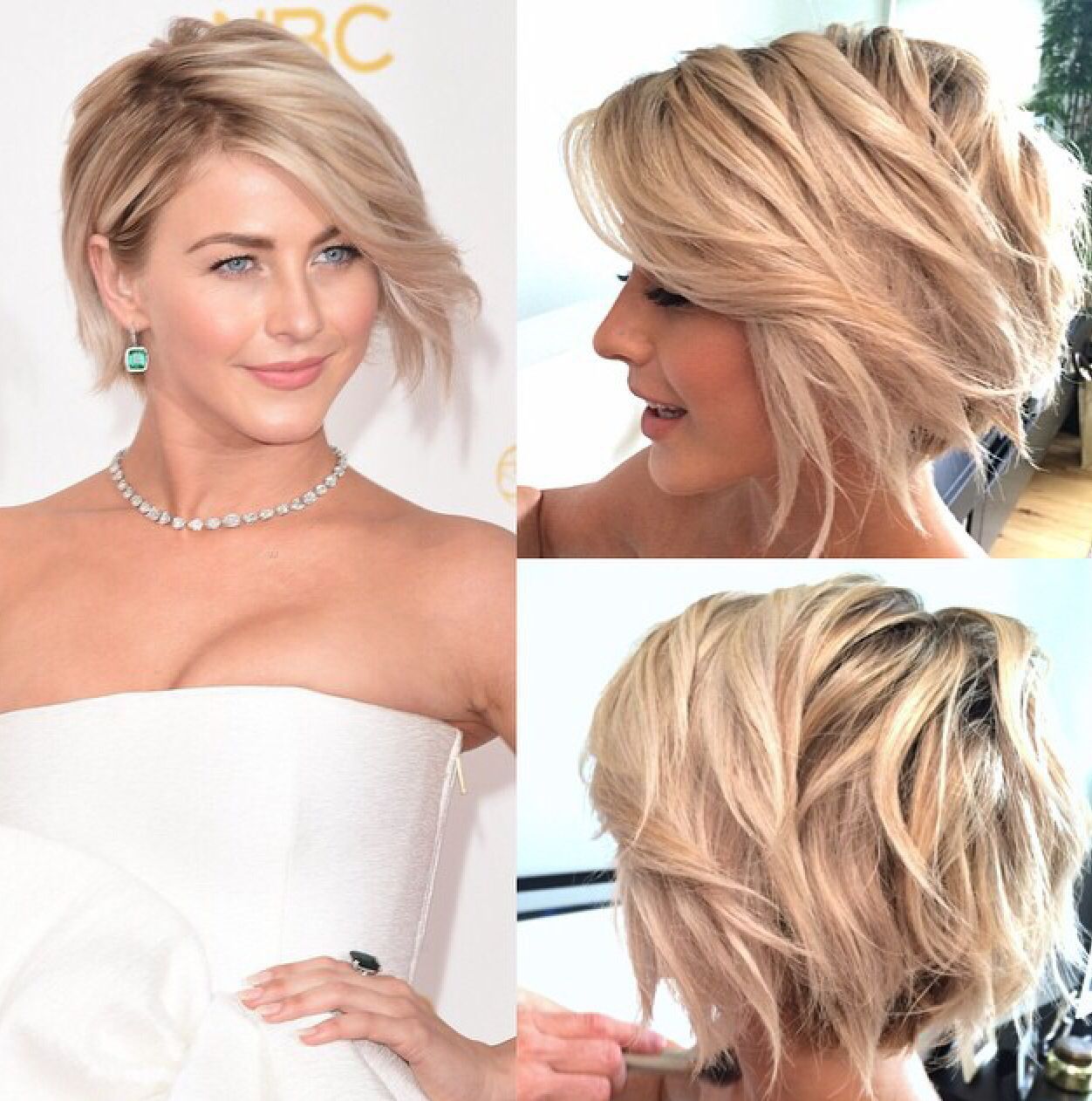 Julianne Hough at the Emmys by hairstylist Riawna Capri!