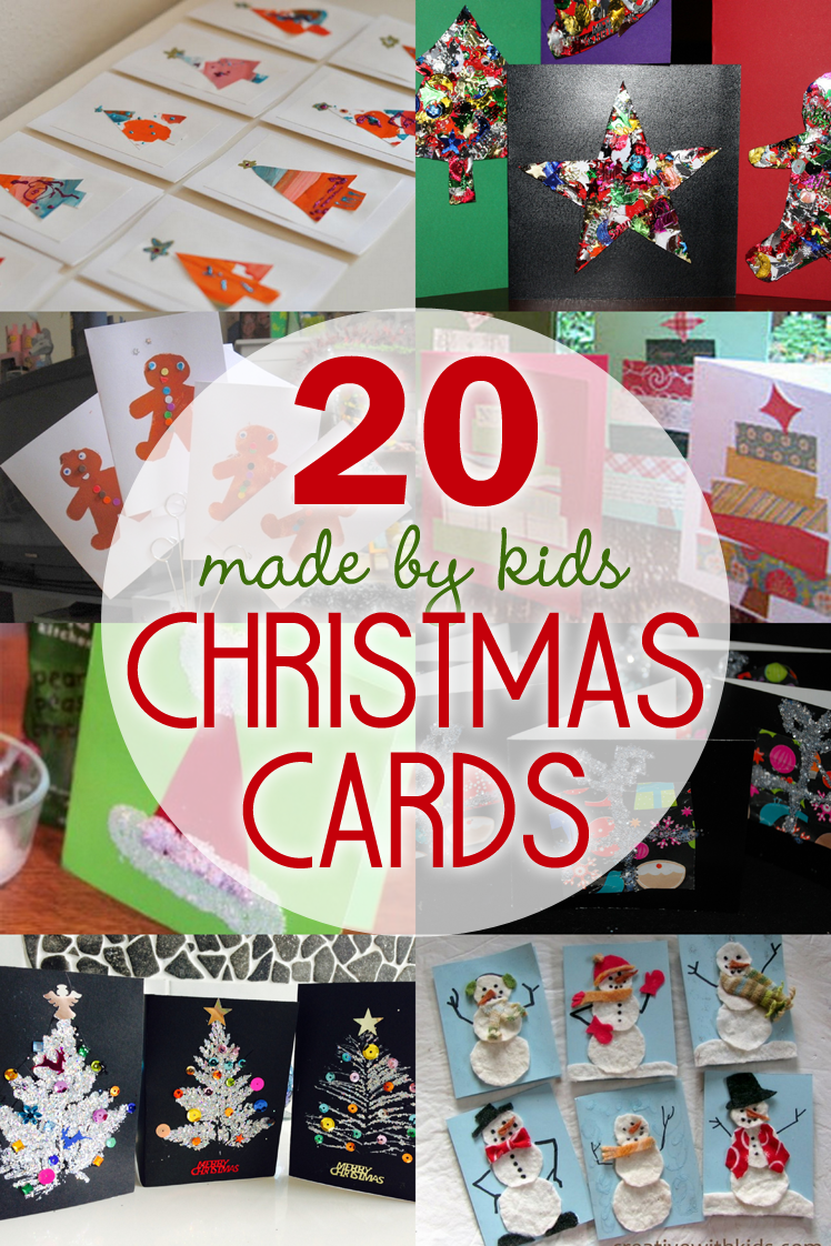 Make a few homemade Christmas cards to give to close family as part of their Christmas gifts. These homemade cards are easy to for