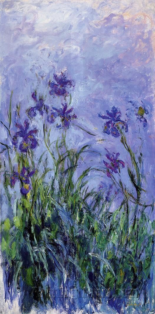 Monet’s shimmering irises. We. ADORE Monet. After all, we named one of our cats Monet!