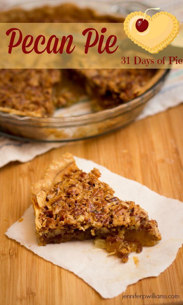 My husband says my easy pecan pie recipe is better than his mothers!