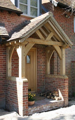 Oak Porch – Sawn Green Oak. Would really like a porch on the front of our house.