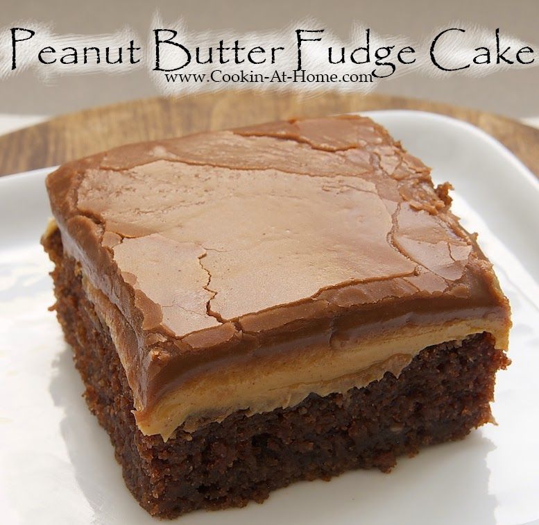 Peanut Butter Fudge Cake