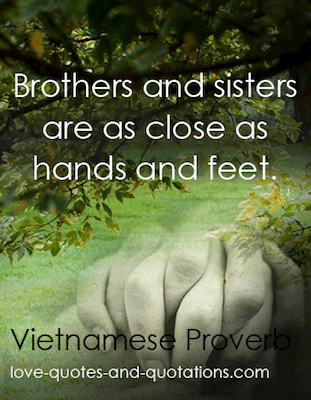 Quotes About Brothers From Sisters -   Awesome brother and sister quotes
