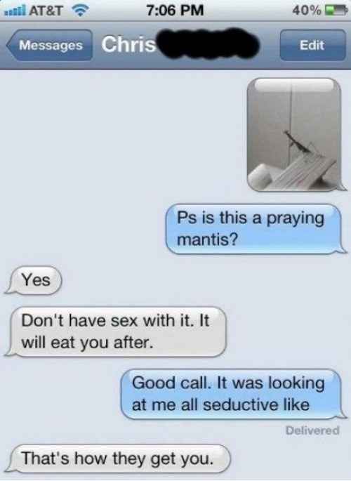 The Mantis Prays: | 26 Texts You Need To See Before You Die