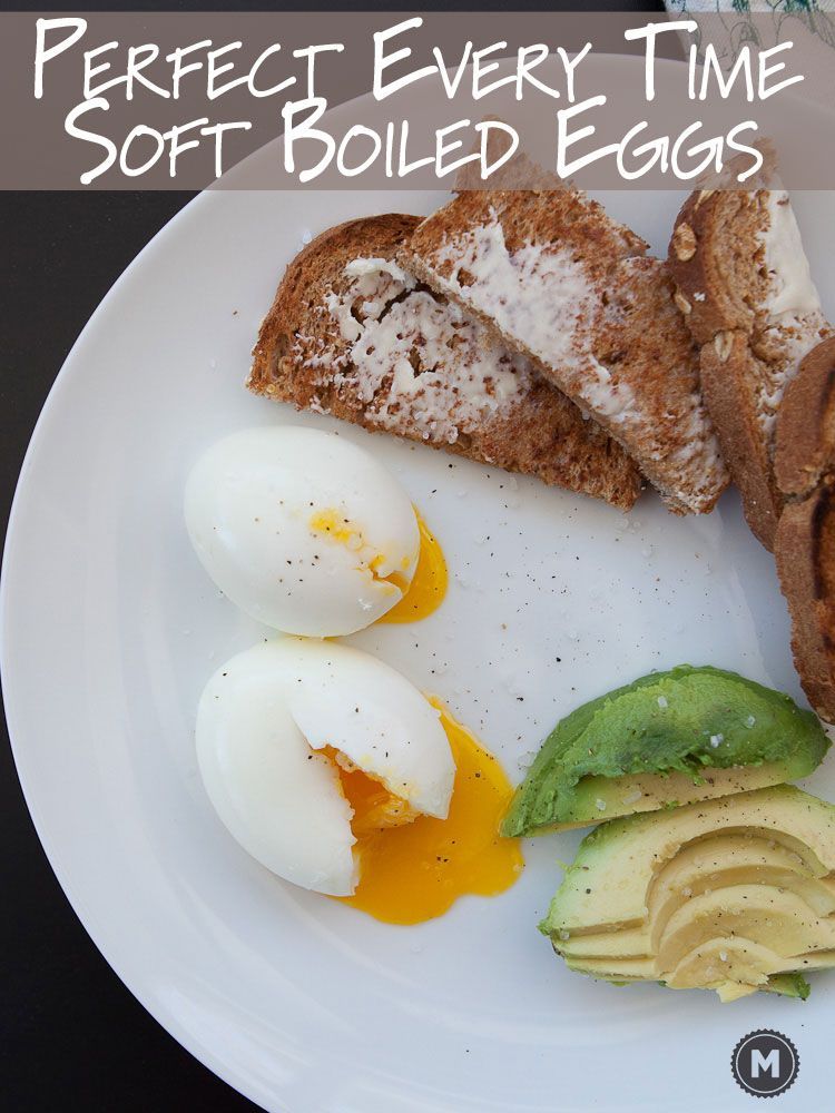 This is simply the best way I’ve discovered to make perfect soft-boiled eggs every single time. Do it!