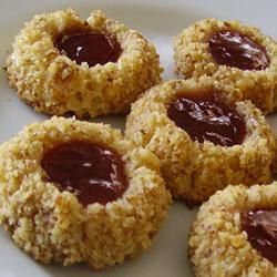 Thumbprint Cookies I- This is same recipe as I used from Betty Crockers cookie book, but it lists egg as separated and before