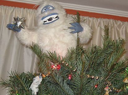 Turn Bumble from Rudolph the Red-Nosed Reindeer into a Christmas guardian. | 15 Tree Toppers You Didn’t Know You Needed This