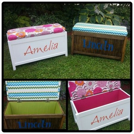 Upholstered Toy Chest DIY