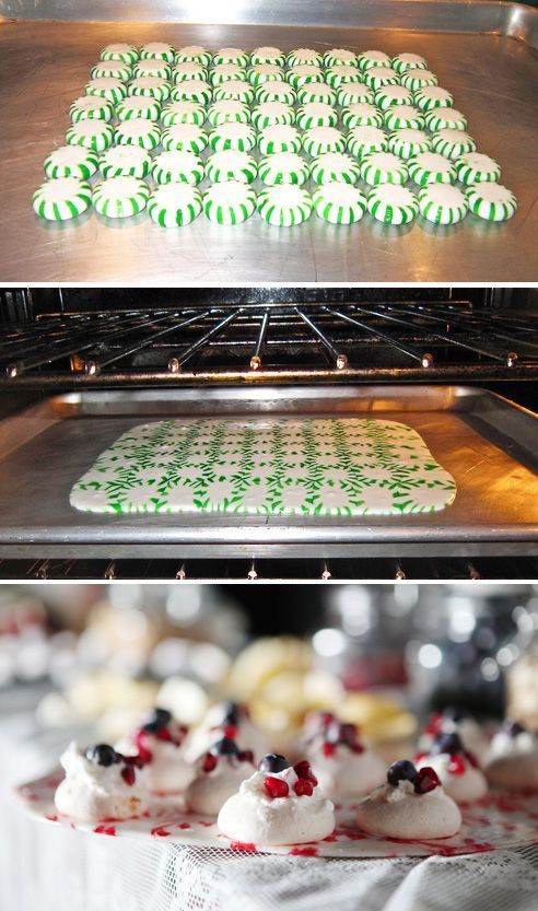 Youll definitely want a peppermint tray to serve all of your desserts on…. | 49 Things That Taste Like Christmas