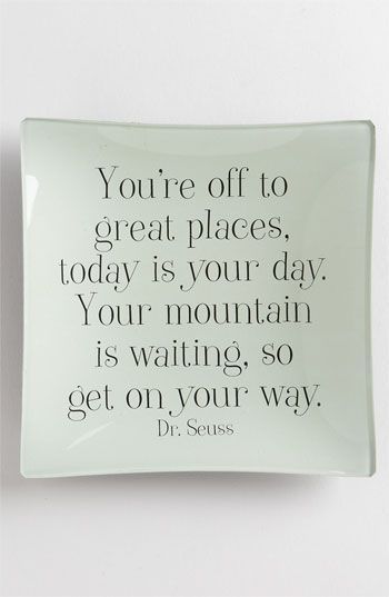 ‘You’re Off To Great Places’ Trinket Tray available at Nordstrom