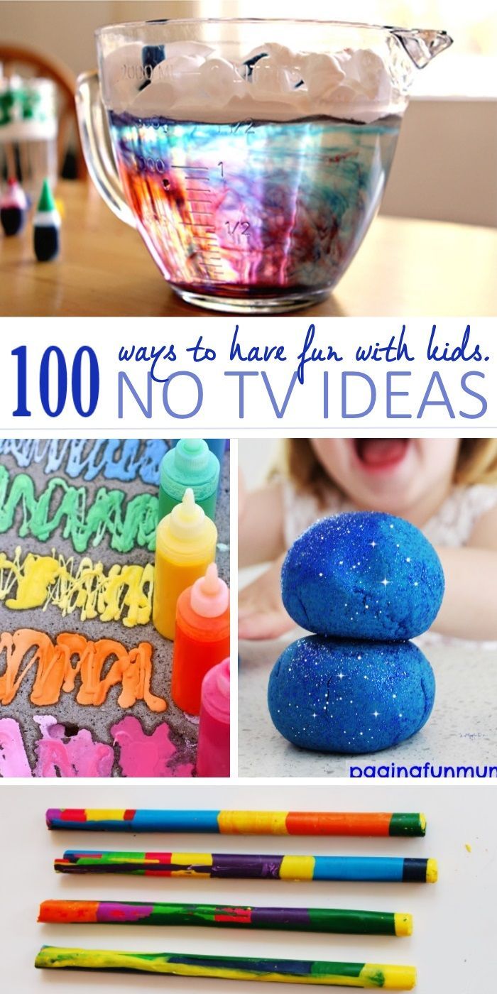 100 ways to play with kids. 100 no TV ideas!