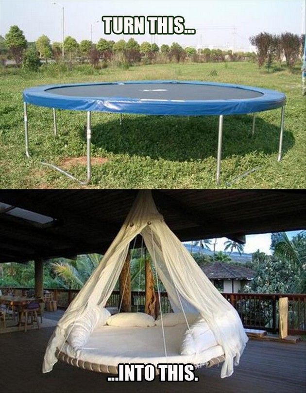 20 Craft and DIY Ideas for you crafty folk out there- Trampoline