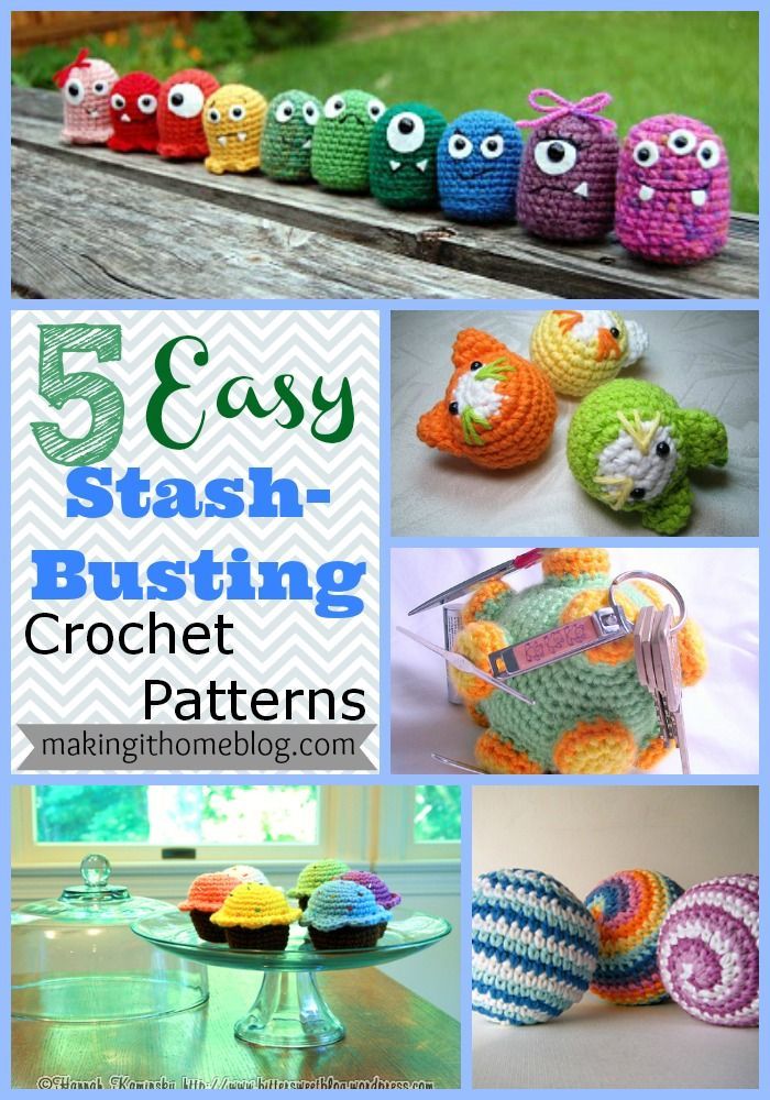 5 Easy Stash-busting Crochet Toy Patterns Perfect, I need to downsize my collection STAT.