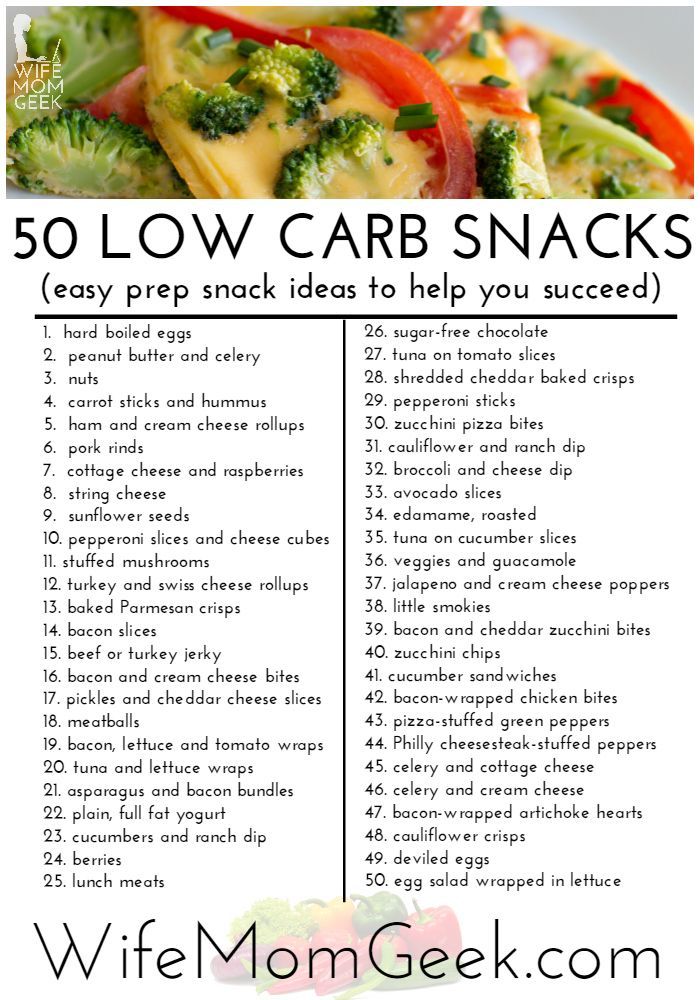 50 Easy Prep Low Carb Snack Ideas – These are so good you won’t want to cheat!