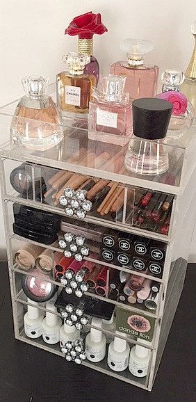 Acrylic Makeup Organizer 5 Drawers The Beauty Cube
