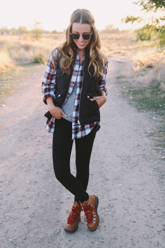 All of my girly fall lumberjack dreams in one amazing outfit. Kuddos Sydney!