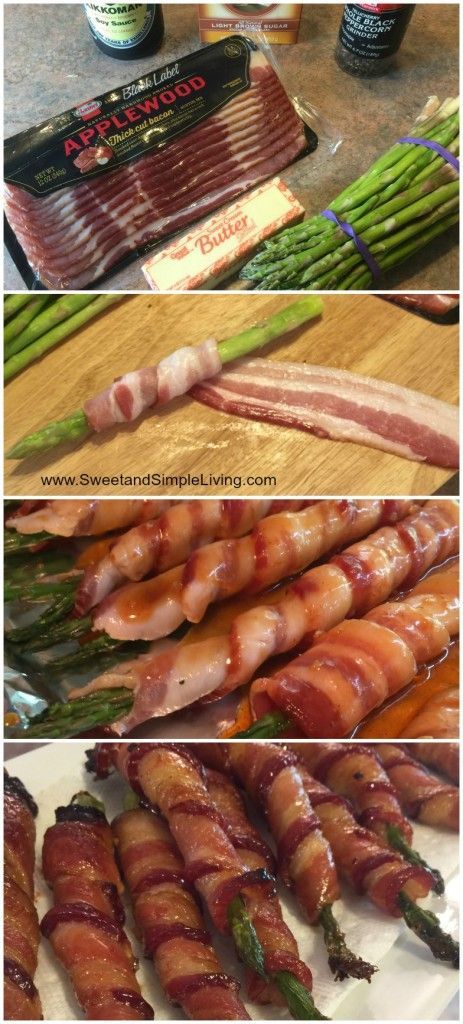 Appetizer Idea: Bacon Wrapped Asparagus – Sweet and Simple Living
