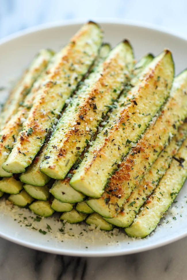 Baked Parmesan Zucchini – Crisp, tender zucchini sticks oven-roasted to perfection. It’s healthy, nutritious and completely