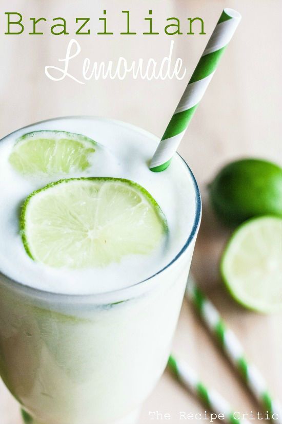 Brazilian Lemonade! A delicious and refreshing lemonade that is perfect for the summertime!