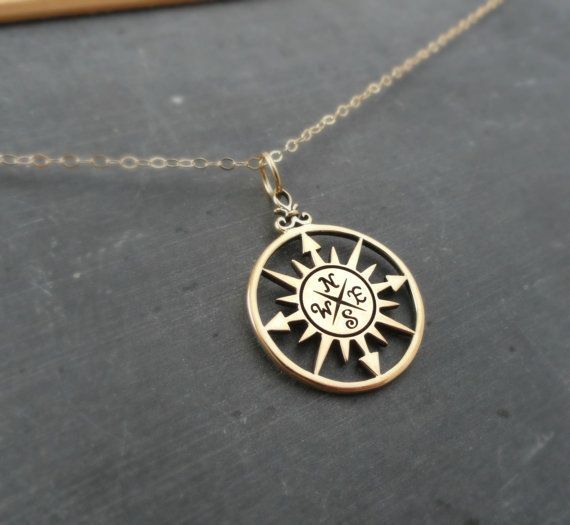 Compass necklace, Graduation gift, compass charm, Friendship necklace, best friends gift, 2013 graduate gift