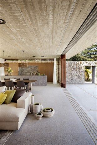 = concrete + stone + timber | living  Grand Designs Australia Hunters Hill Textural House