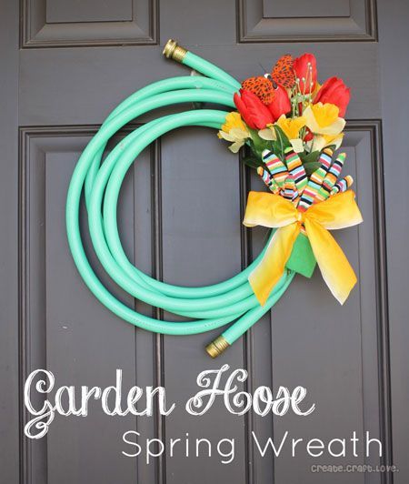 Decorate front door For Spring | … and I would be so happy to hang either of these on our front porch